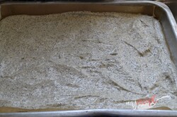 Príprava receptu Makovo tvarohové rezy s chrumkavými mandličkami, krok 4