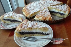 Príprava receptu Strúhaný makový koláč s tvarohom, krok 2