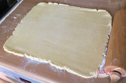 Príprava receptu Jednoduchý tvarohovo čučoriedkový koláč s posýpkou, krok 5
