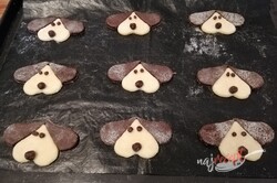 Príprava receptu Krehké cookies v tvare psíka, krok 5