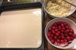 Príprava receptu Maďarský tvarohový koláč s čerešňami, krok 5