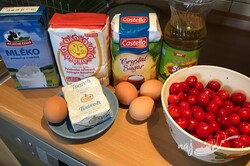 Príprava receptu Maďarský tvarohový koláč s čerešňami, krok 1