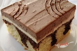 Príprava receptu Úžasný tvarohový koláč z hrnčeka s polevou z kyslej smotany, krok 2