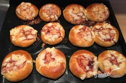 Príprava receptu Mäkkučké moravské koláče ako od babičky (cesto zo šľahačkovej smotany), krok 18