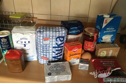 Príprava receptu Mäkkučké moravské koláče ako od babičky (cesto zo šľahačkovej smotany), krok 1