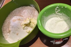 Príprava receptu Mäkkučké moravské koláče ako od babičky (cesto zo šľahačkovej smotany), krok 3