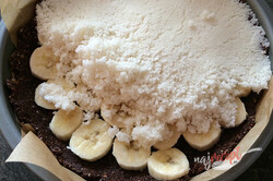 Príprava receptu Fitness kokosová torta s banánmi - fotopostup, krok 10