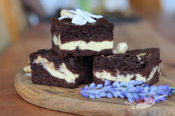 Príprava receptu Zdravšie vanilkovo-kakaové brownies s cottage syrom, krok 1