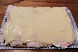 Príprava receptu Krakovský ovocný koláč s krehkou penou, krok 9