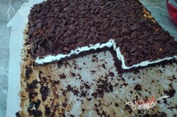 Recept Strúhaný tvarohový koláč s kakaom