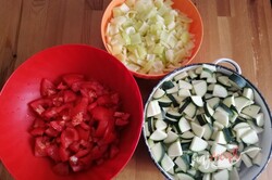 Príprava receptu Fantastická zeleninová zmes s cuketou bez zavárania, krok 6