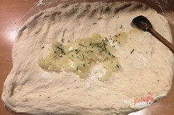 Príprava receptu Domáci cibuľový chlieb, krok 10