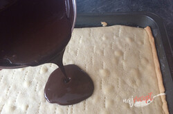 Príprava receptu Tvarohové rezy s čokoládovým pudingom - fotopostup, krok 17