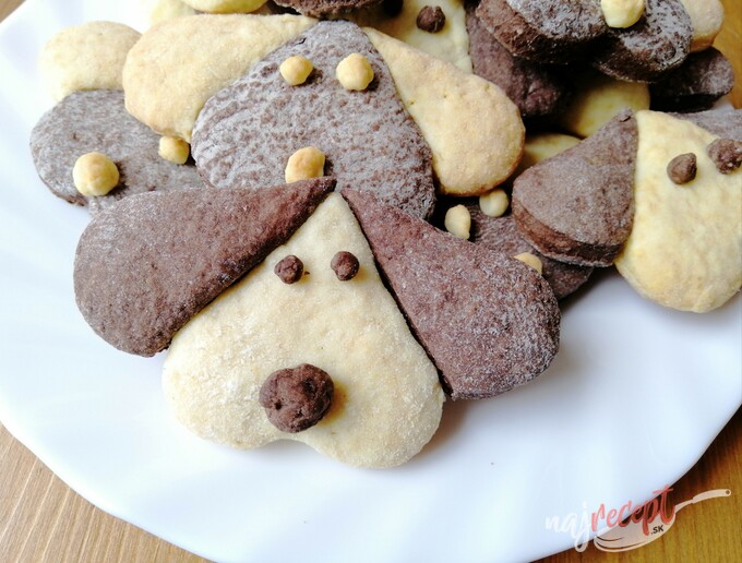 Recept Krehké cookies v tvare psíka