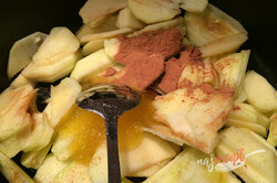 Príprava receptu Jablkový nákyp s orechmi bez múky a cukru - fotopostup, krok 3
