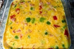 Príprava receptu Rýchla zapekaná omeleta, krok 6