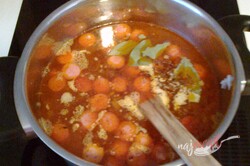 Príprava receptu Slovenská fazuľová polievka, krok 1
