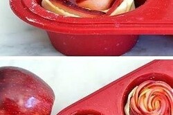 Príprava receptu Fenomenálne ružičky z jabĺk a lístkového cesta, krok 5