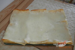 Príprava receptu Lasagne s lososom a špenátom, krok 3