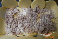 Príprava receptu Zapečený karfiol s mletým mäsom, krok 5