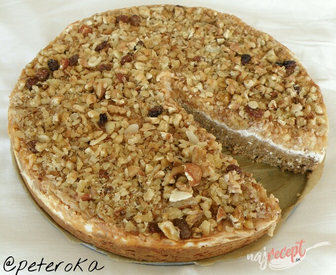 Recept Orechovo-jablkový fit koláč