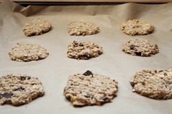 Príprava receptu Zdravé fitness cookies z 2 surovín, krok 2