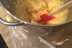 Príprava receptu Krehké veterníky s jahodovou dreňou, krok 4