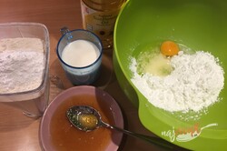 Príprava receptu Kokosové kocky z jedného vajíčka, ktoré zmiznu z plechu rýchlosťou blesku, krok 2