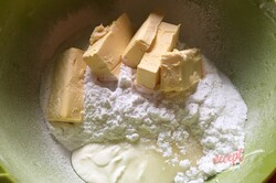 Príprava receptu Falošné linecké cesto z bieleho jogurtu, krok 2