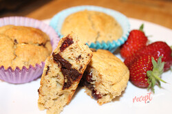 Príprava receptu Zdravé fitness muffinky, krok 9