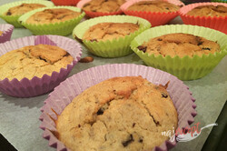Príprava receptu Zdravé fitness muffinky, krok 7