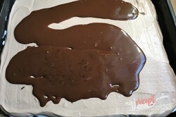 Príprava receptu Nadýchaný šľahačkový zákusok s čokoládou, krok 10