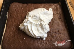 Príprava receptu Nadýchaný šľahačkový zákusok s čokoládou, krok 8