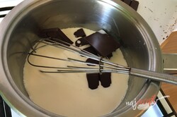 Príprava receptu Nadýchaný šľahačkový zákusok s čokoládou, krok 12