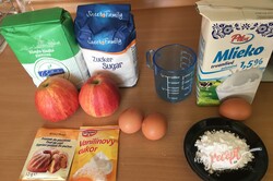 Príprava receptu Jablková krémová mriežka na hrnčeky, krok 1