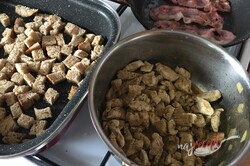 Príprava receptu Cézar šalát s kuracím mäsom, krok 3