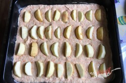 Príprava receptu Rýchly mrkvový koláč s jablkami, krok 6