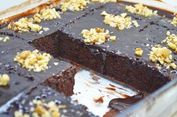 Príprava receptu Čokoládový koláč "grankáčik" pripravený za 15 minút, krok 14