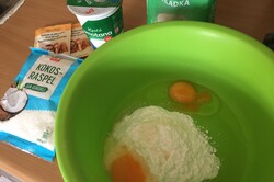 Príprava receptu Čokoládové kokosové pokušenie, krok 2