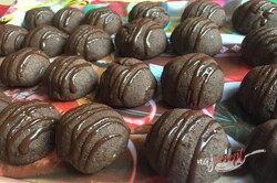 Príprava receptu Čokoládové sušienky s bohatou kokosovou náplňou, krok 7