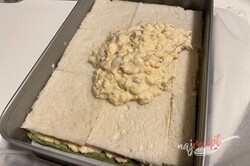 Príprava receptu Šalátová slaná torta - hit silvestrovskej párty, krok 5