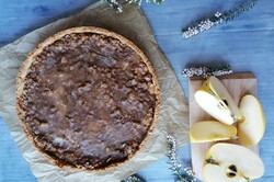 Príprava receptu Jablkový koláč so slaným karamelom v zdravšej verzii, krok 1