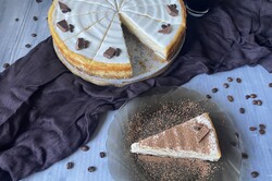 Príprava receptu Tiramisu cheesecake, krok 1