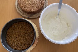 Príprava receptu Veľkonočná torta - mrkvový korpus a tvarohovo-mascarpone krém, krok 3