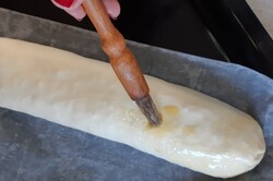 Príprava receptu Mega rýchle rolky plnené šunkou a syrom z lístkového cesta, krok 4