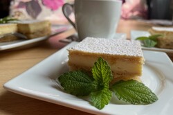 Príprava receptu Krehký jablkový krémeš s vanilkovým krémom, krok 13