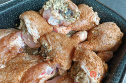 Recept na kuracie stehná s hubovou plnkou, ktorá pripomenie nedeľný obed u babičky, krok 1