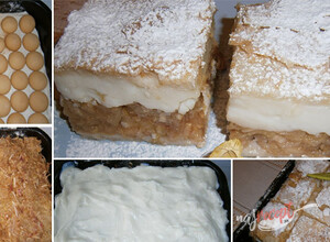 Recept Jablkový koláč s pudingom - fotopostup