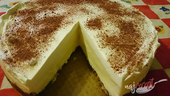Recept Nepečená torta s vanilkovým krémom