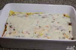 Príprava receptu Vynikajúce lasagne - fotopostup krok za krokom, krok 13
